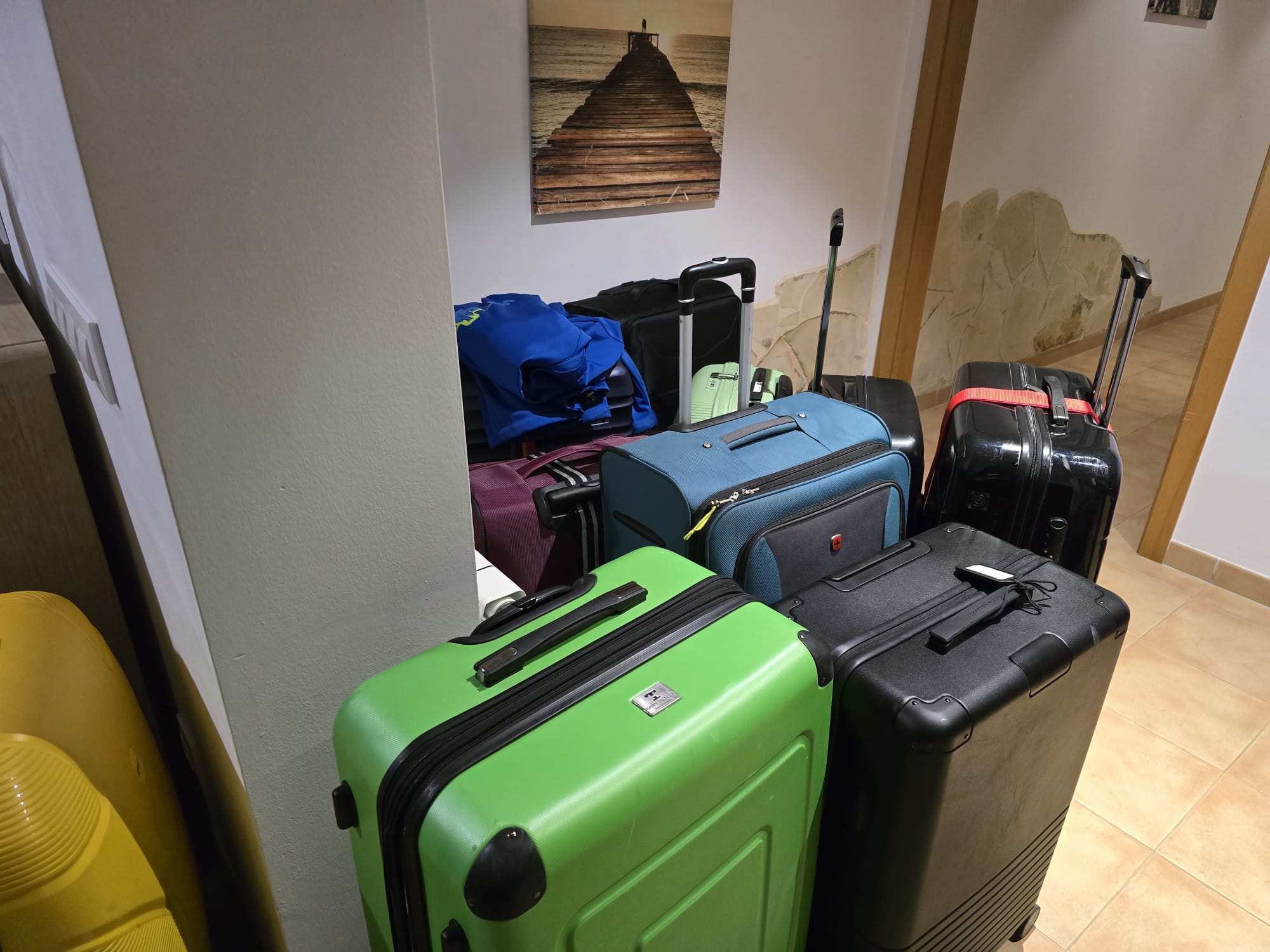 Koffer der Reisenden